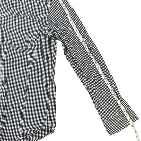J. Crew Mens navy blue button down shirt sz M - Picture 6 of 8